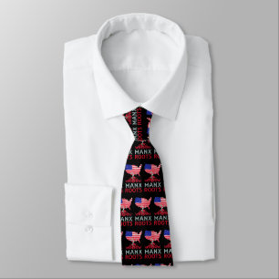 Gravata Ilha de Man Manx American Neck Tie