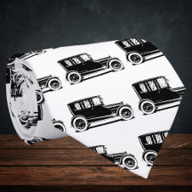 Ilustração de Carro Preto Vintage