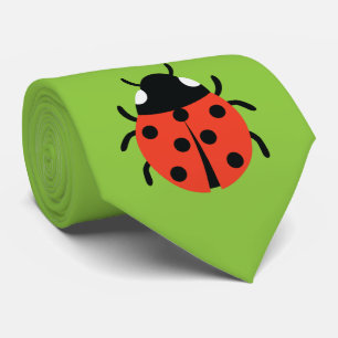 Gravata Ilustração Ladybug
