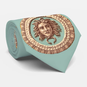Gravata Impressão da Medusa