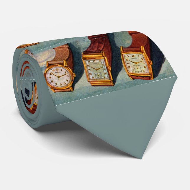 Gravata impressão da novidade dos relógios de pulso dos (Rolled)