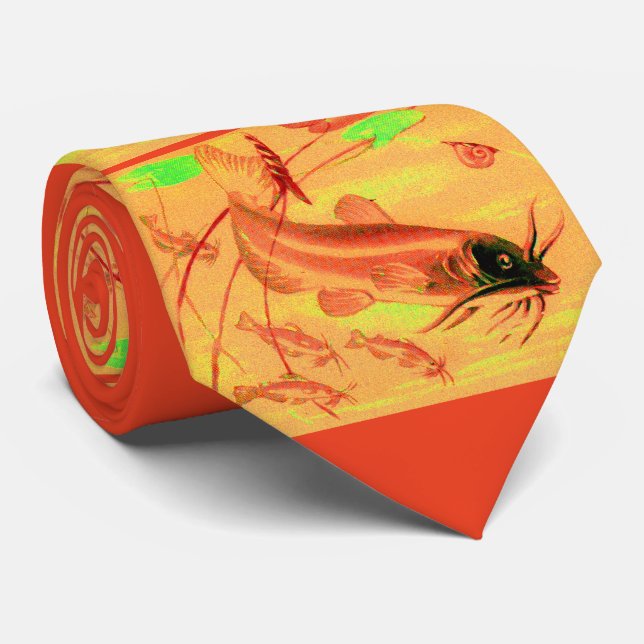 Gravata impressão de bagre (Rolled)