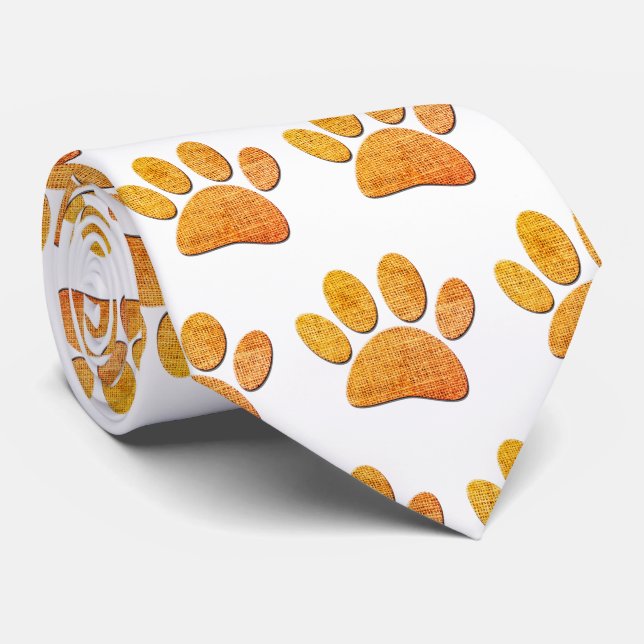 Gravata Impressão de Cachorro Vento (Rolled)