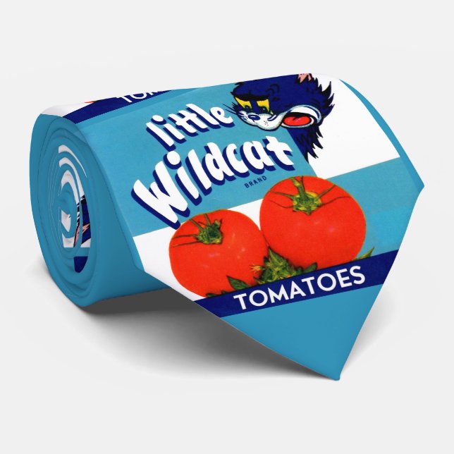 Gravata Impressão de etiqueta de tomate Wildcat (Rolled)