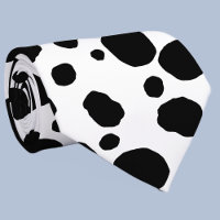 Impressão de Vaca Diversão Ocidental Padrão Preto 
