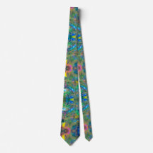Impressão Opal Gemstone Tie