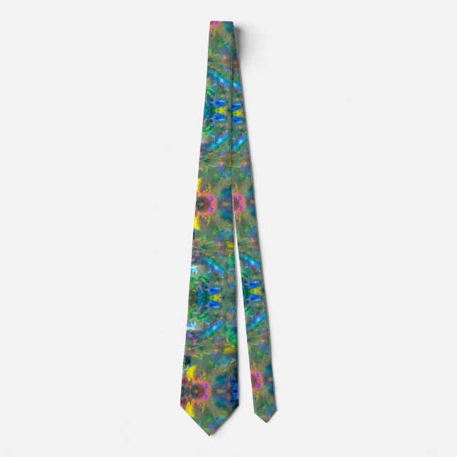Gravata Impressão Opal Gemstone Tie (Frente)