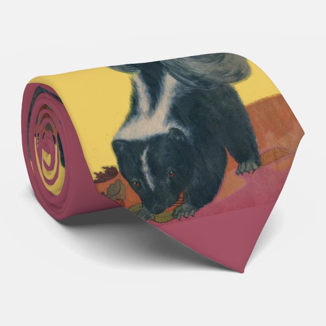 Gravata impressão skunk (Rolled)
