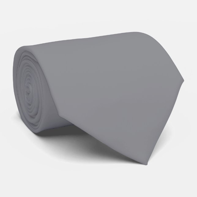 Gravata Impressão Sólido Com Pedra Chiseled, Neutro (Rolled)