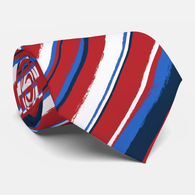 Gravata Impresso com dois lados com risca de pino (Rolled)