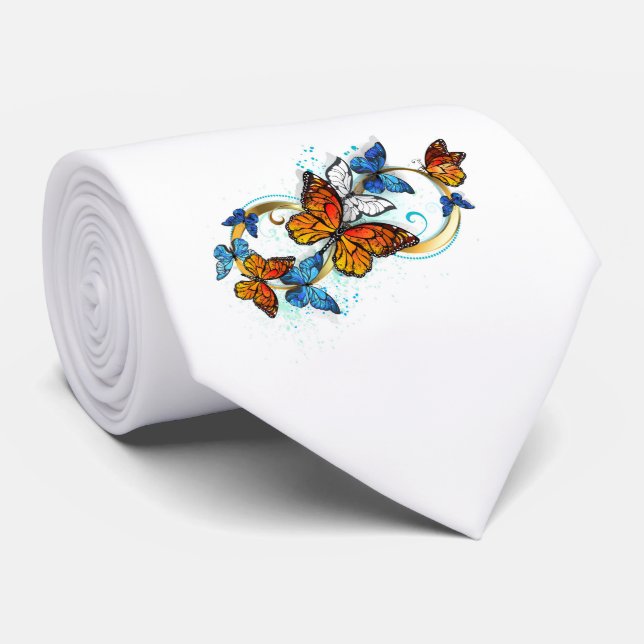 Gravata Infinity of Monarch Butterflies (Rolled)
