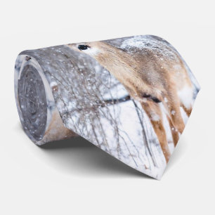 Gravata Inverno Wonderland Deer Natal Mens