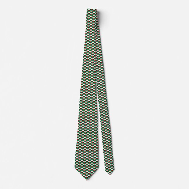 Gravata Iran Flag Hearts Tie (Frente)