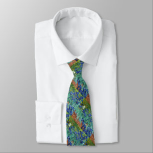 Gravata Irises Vincent van Gogh Painting Necktie