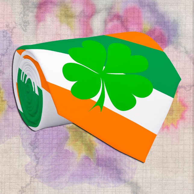 Gravata Irish Flag e Ireland viagem, business/sport (Criador carregado)
