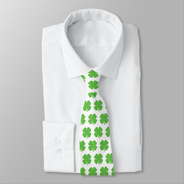 Gravata  Irish Shamrock Neck Tie (Amarrado)