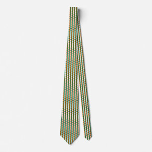Gravata Irlanda Flag Honeycomb Tie