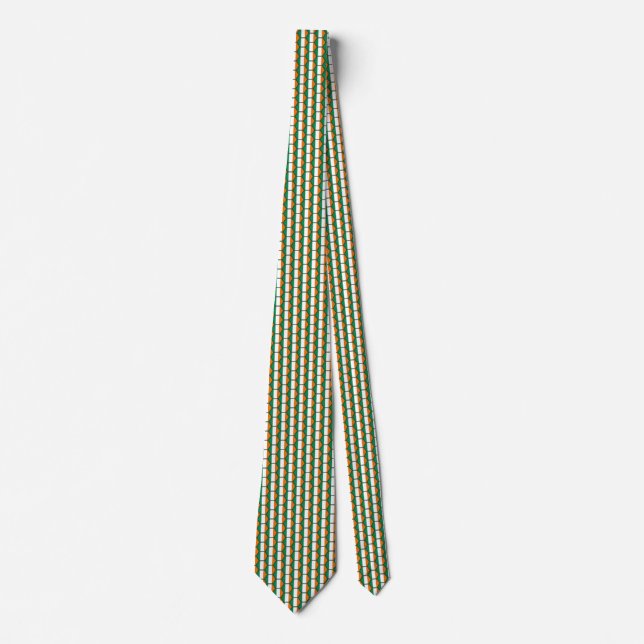 Gravata Irlanda Flag Honeycomb Tie (Frente)