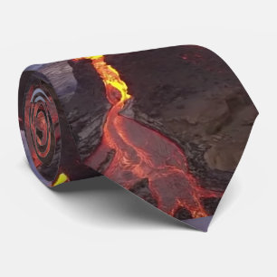 Gravata Ísland logar Neck Tie