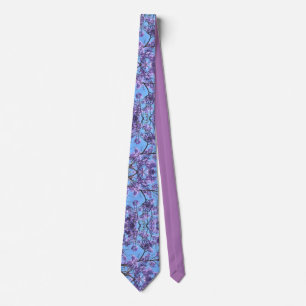 Gravata Jacaranda Blossoms