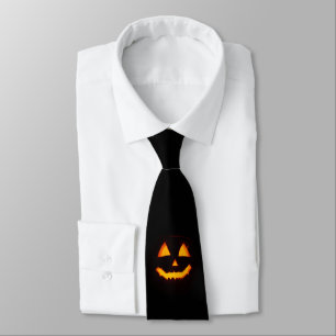 Gravata Jack O Lanterna Iluminado