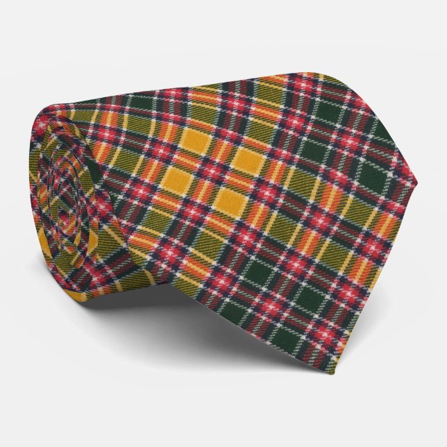Gravata Jacobite Modern Original Scottish Tartan (Rolled)