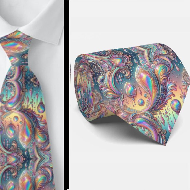 Gravata Jacquard Falso Seda | Luxo Paisley Gentleman's (Criador carregado)