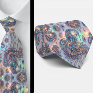 Gravata Jacquard Falso Seda Luxo Paisley Gentleman's