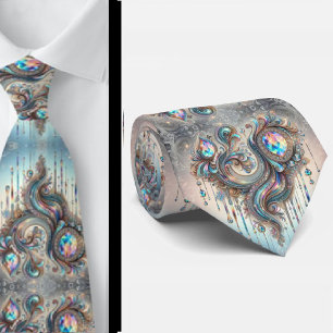 Gravata Jacquard Falso Seda Luxo Paisley Gentleman's