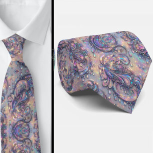 Gravata Jacquard Falso Seda Luxo Paisley Gentleman's
