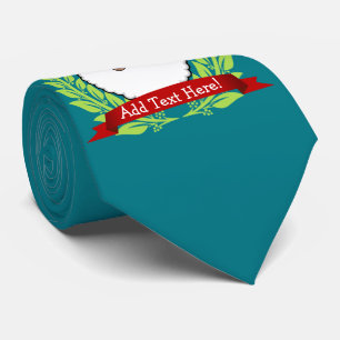 Gravata Jade feito sob encomenda do texto do papai noel