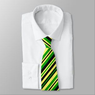 Gravata Jamaica Inspirou Stripes Tie