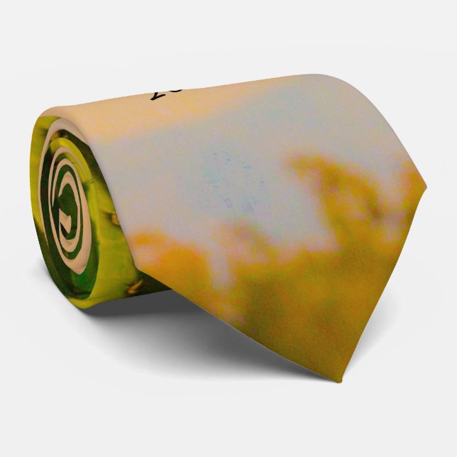 Gravata Jantar de Ensaios de Casamento com Cactus Saguaro  (Rolled)