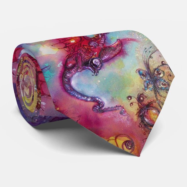 GRAVATA JARDIM DAS SOMBRAS PERDIDAS, ARVORANDO O PESCOÇO D (Rolled)