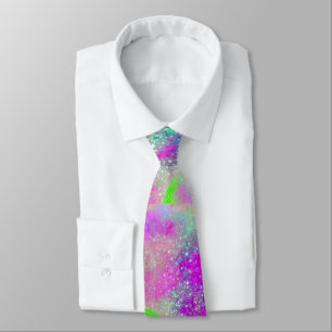 Gravata JARDIM DAS SOMBRAS PERDIDAS - violeta roxa rosa