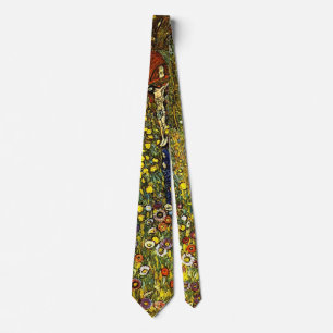 Gravata Jardim de Fazenda com Crucifixo por Gustav Klimt