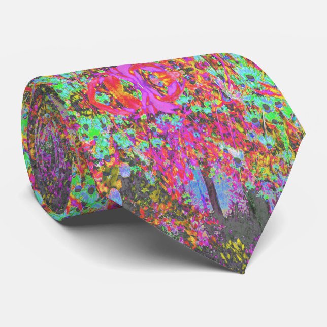 Gravata Jardim do Festival Tropical Psicodélico (Rolled)