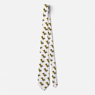 Gravata JEWEL ANTÍQUIVO DRAGONFLY, branco