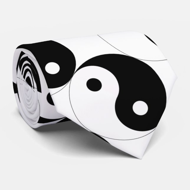 Gravata JIN JANG Black White (Rolled)