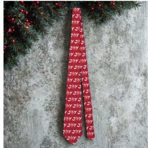 Gravata Joy Christmas Winter