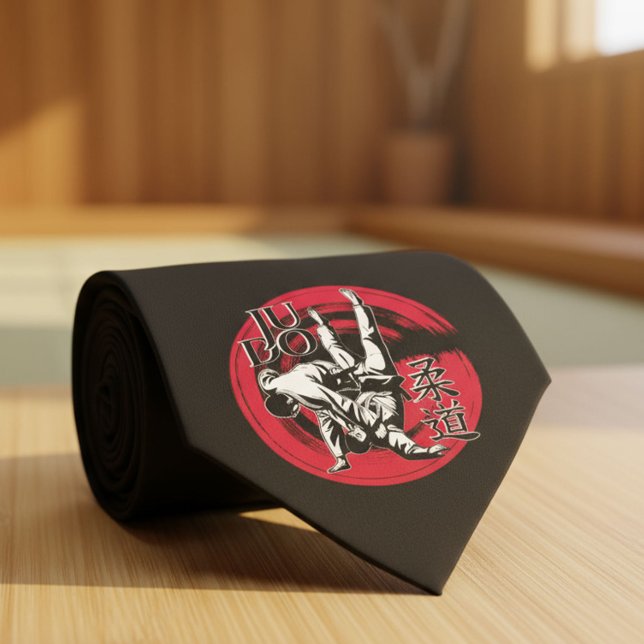 Gravata Judo Kanji and Rising Sun Throw  (Criador carregado)