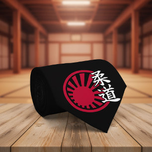 Gravata Judo Kanji - Sol Nascente