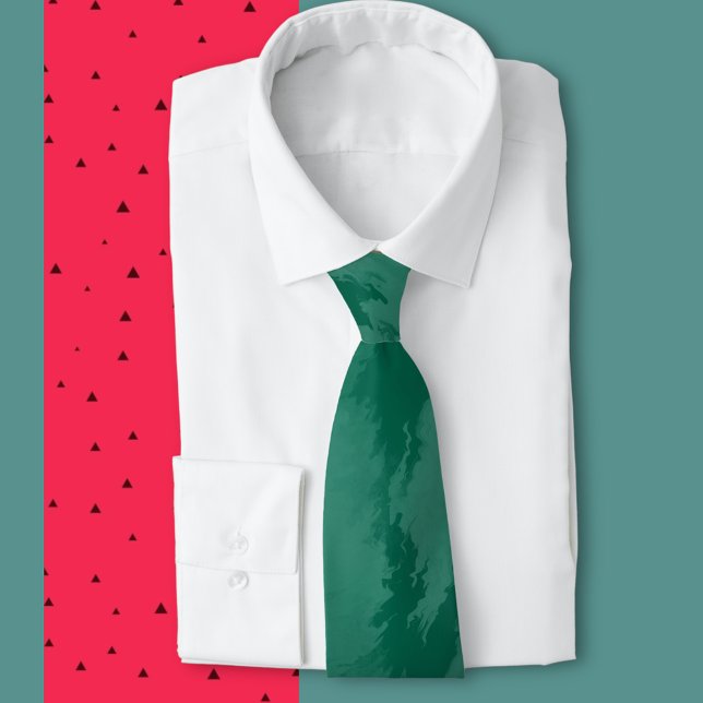 Gravata Juicy Watermelon (Fun quirky watermelon summer fruit two tone tie)