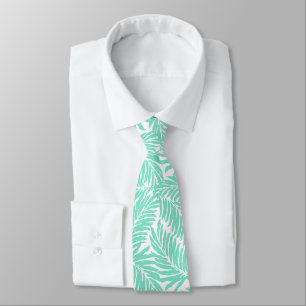 Gravata Kahanu Garden Folhas de Palmeira Havaianas - Menta