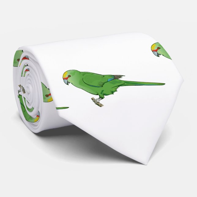 Gravata Kakariki Coroa Amarela (Rolled)