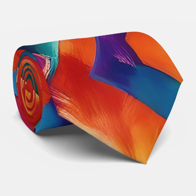 Gravata Kaleidoscope Burst Neck (Rolled)