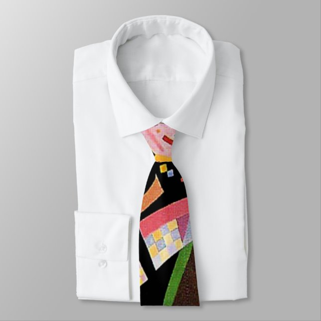 Gravata Kandinsky - Composição X, (Amarrado)