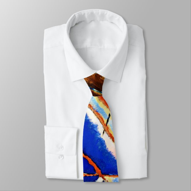 Gravata Kandinsky - improvisação n.º 30, (Amarrado)