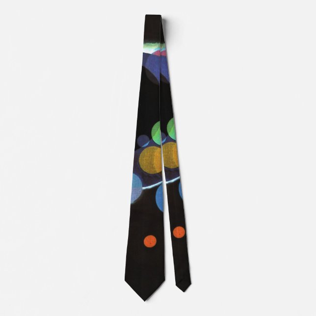 Gravata Kandinsky - Vários Círculos  (Frente)