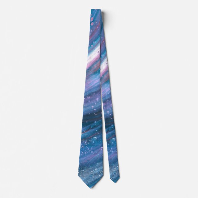 Gravata Kansas City Special 3 Legal Blue Abstrato Tie (Frente)